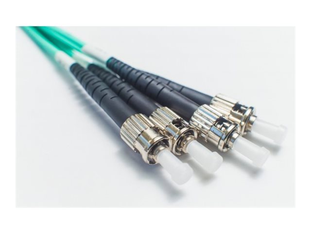 Fiber Cables Direct - Patch cable - ST/UPC multi-mode (M) to ST/UPC multi-mode (M) - 2 m - 0.1 in - fiber optic - duplex - 50 FCDUS51V93