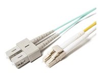 Fiber Cables Direct - Patch cable - TAA Compliant - LC multi-mode (M) to SC multi-mode (M) - 15 m - 0.1 in - fiber optic - duplex FCDUS347V10039