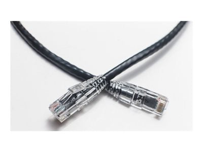 Fiber Cables Direct - Patch cable - TAA Compliant - RJ-45 (M) to RJ-45 (M) - 25 ft - CAT 6 - snagless, booted - black FCDUS208V1869