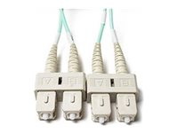 Fiber Cables Direct - Patch cable - TAA Compliant - SC/UPC multi-mode (M) to SC/UPC multi-mode (M) - 15 m - 0.1 in - fiber optic FCDUS372V10718