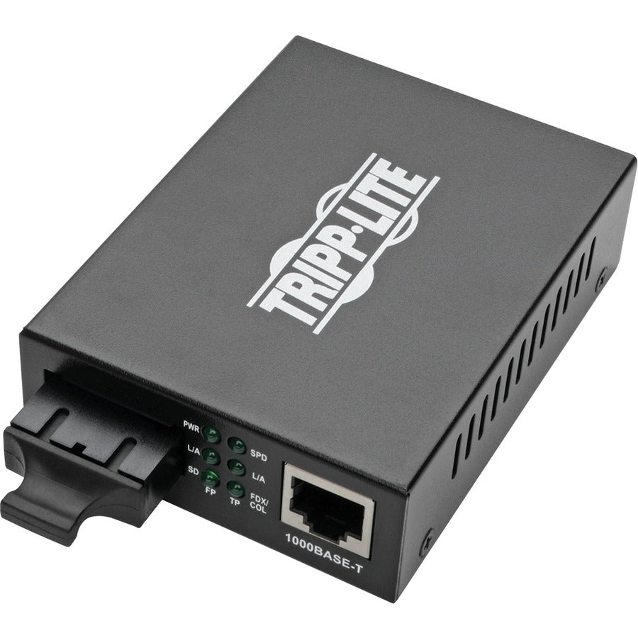 Fiber Ethernet Media Converter - Gigabit Multimode SC Converter | Tripp Lite N785-INT-SC-MM