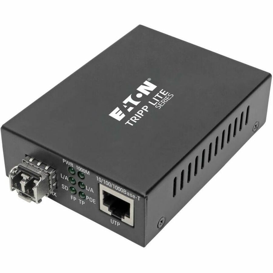 Fiber Optic Media Converter Gigabit Multimode - Ethernet Network Bridge | TecISoft N785-INT-PLCMM1