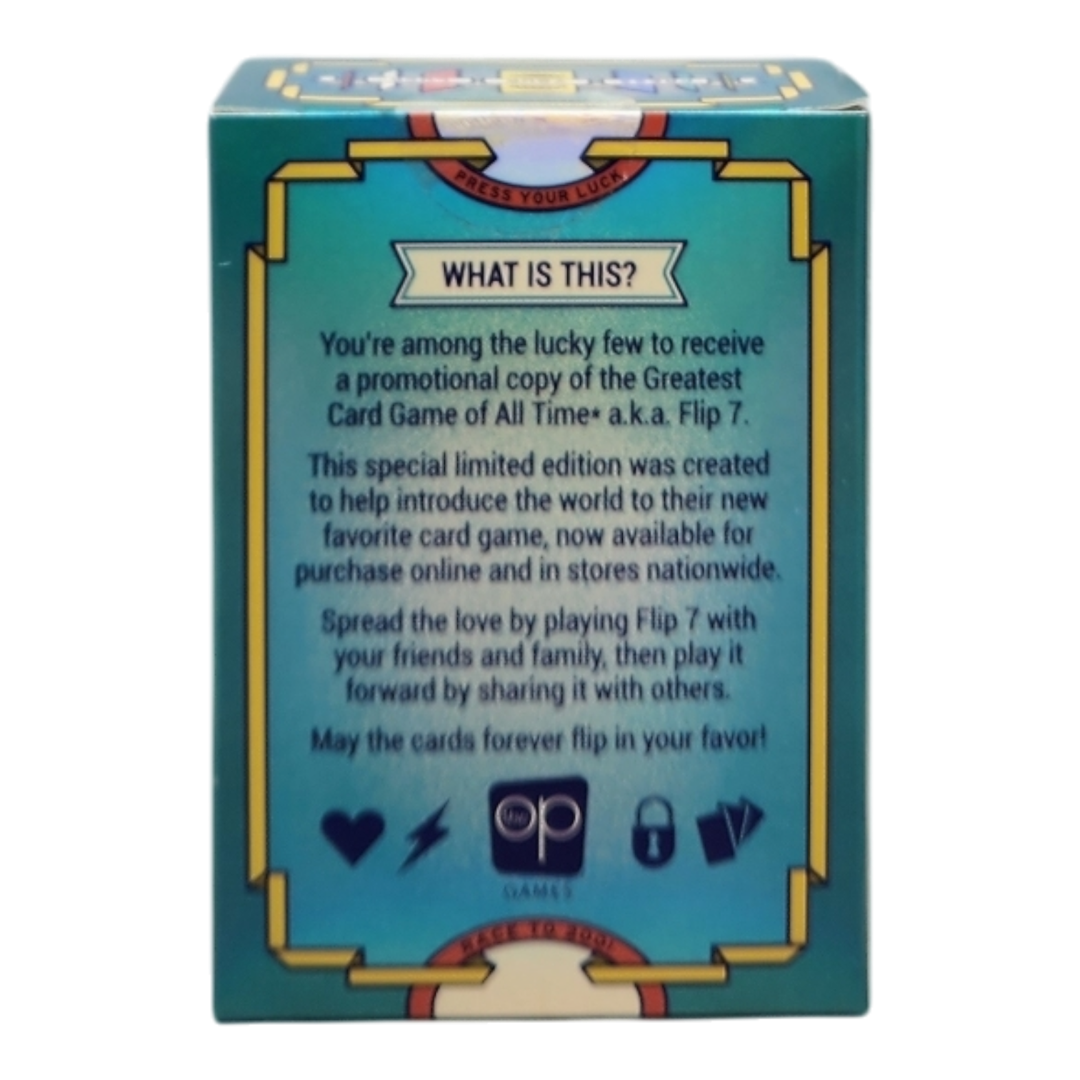 Filp 7 Card Game - Promotional Edition
