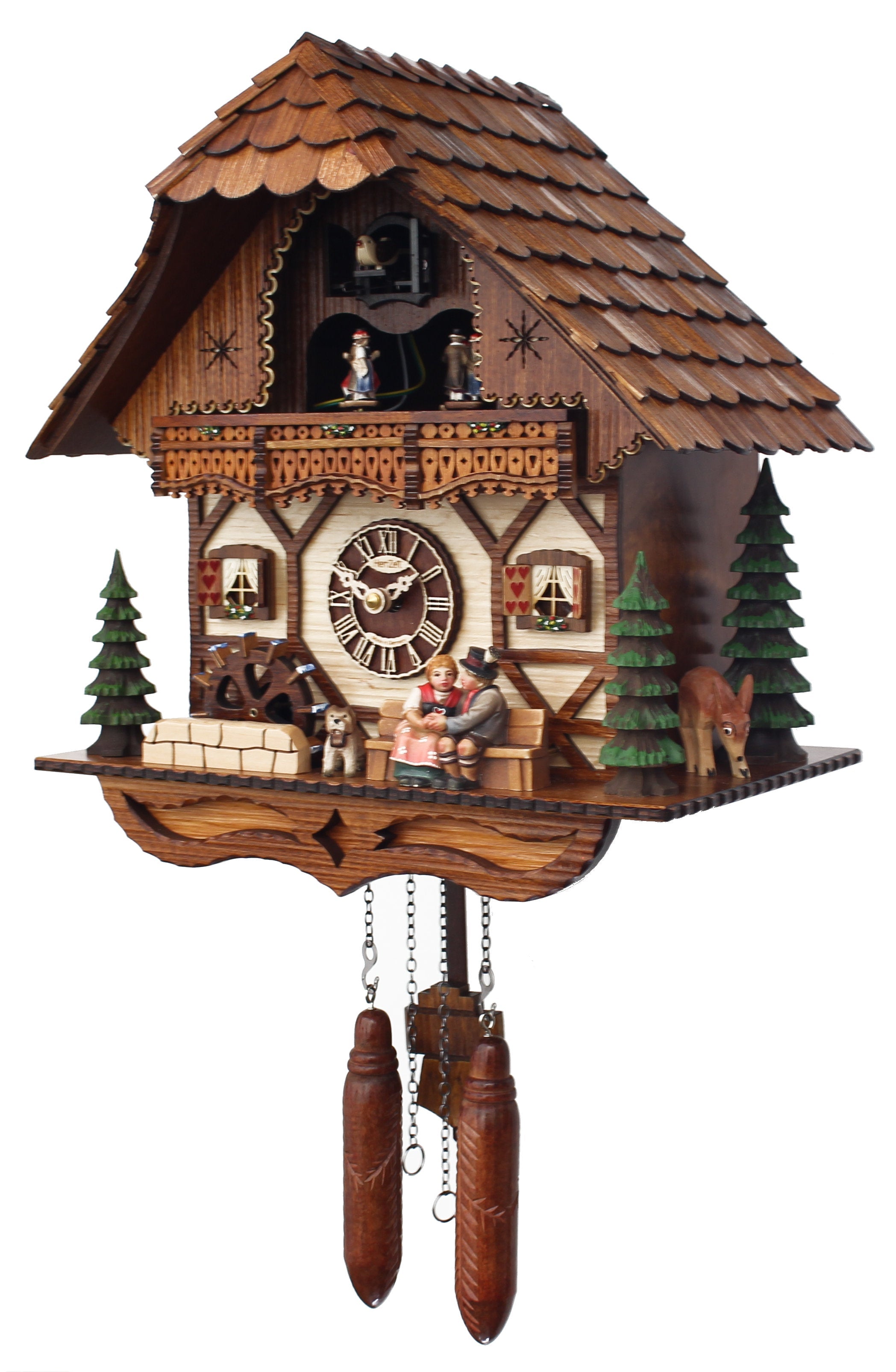 First Kiss - HerrZeit by Adolf Herr Cuckoo Clock