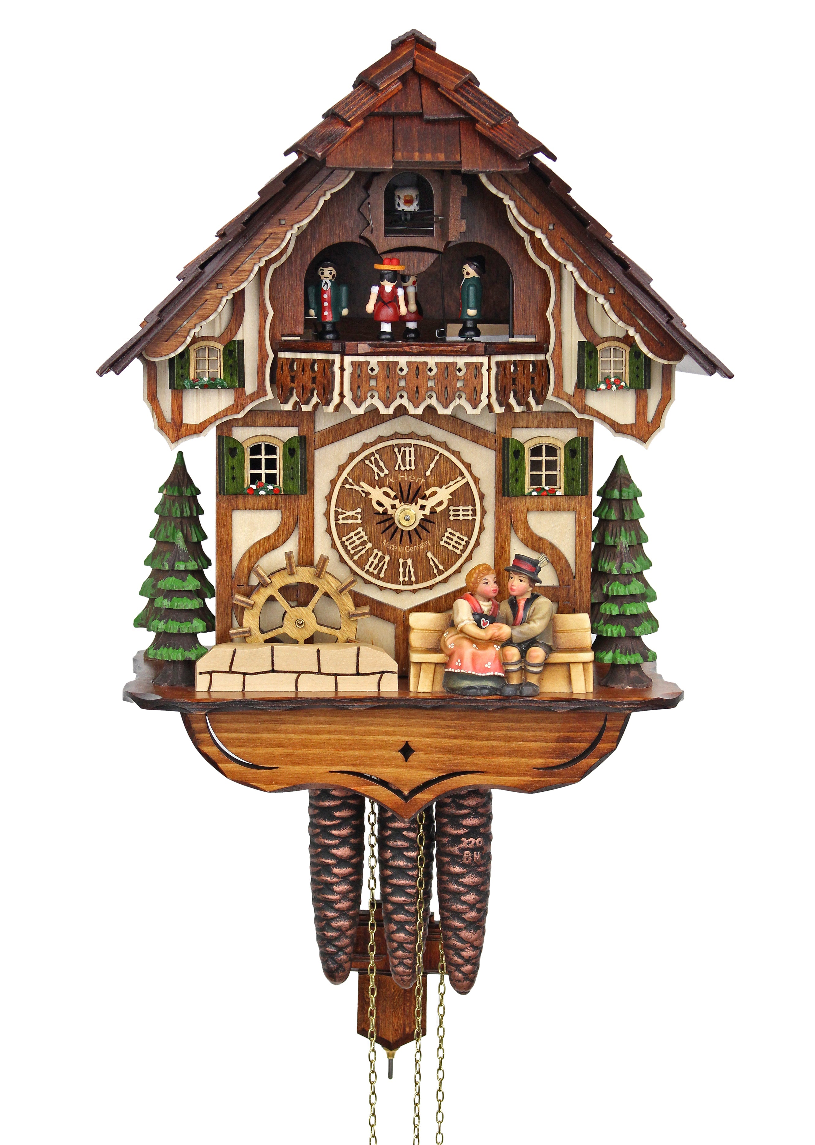 First Kiss - HerrZeit by Adolf Herr Cuckoo Clock