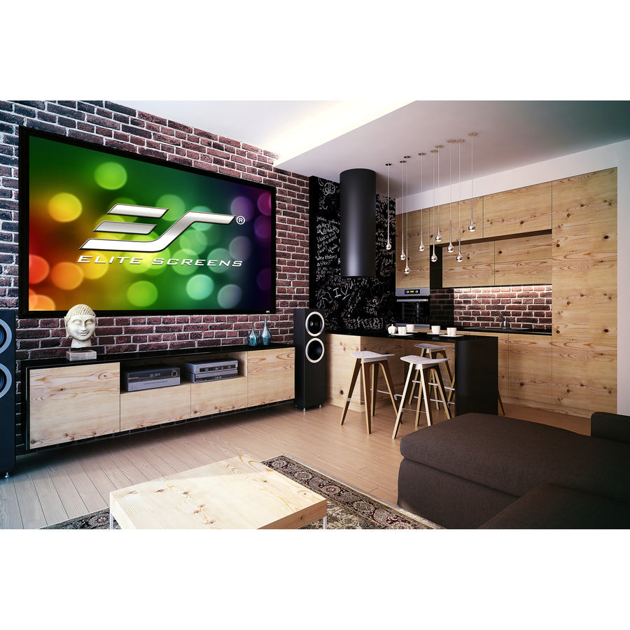 Fixed Frame Projection Screen 180" - Elite Screens SableFrame 2 CineWhite | Tecisoft ER180WH2