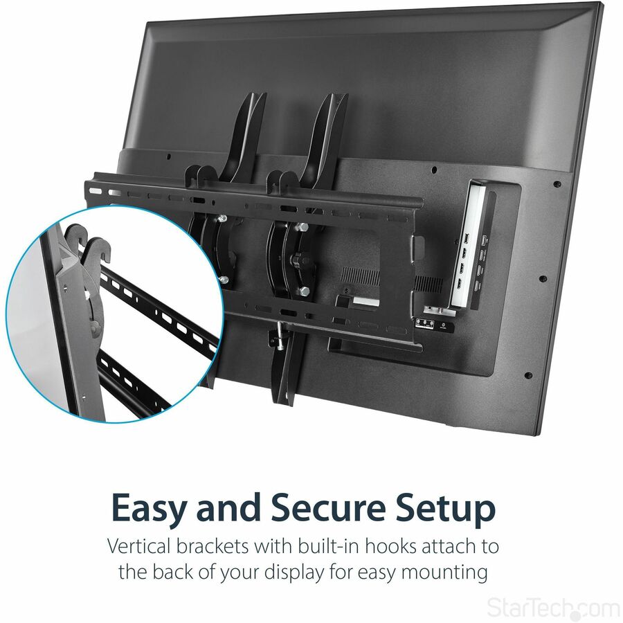 Flat-Screen TV Wall Mount - Tilting VESA Mount 32-75 Inch Steel Bracket | Tecisoft FLATPNLWALL