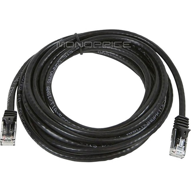 Flexboot Cat6 24Awg Cable_ 10Ft Black