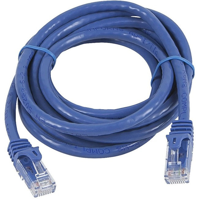 Flexboot Series Cat5E 24Awg Utp Ethernet Network Patch Cable, 7Ft Blue