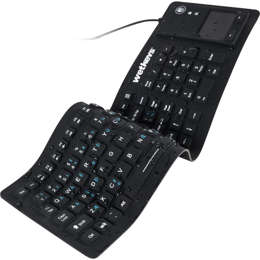 Flexible Silicone Washable Touchpad Usb Keyboard