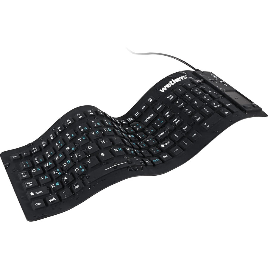 Flexible Silicone Washable Touchpad Usb Keyboard