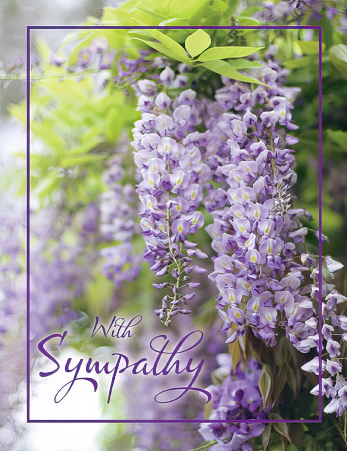 Floral Comfort Sympathy Card