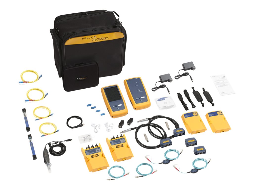 Fluke DSX CableAnalyzer DSX2-8000QI - Network tester kit with 1 Year Gold Support - United States