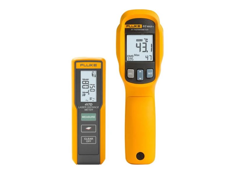 Fluke - Laser distance measurer and infrared thermometer kit