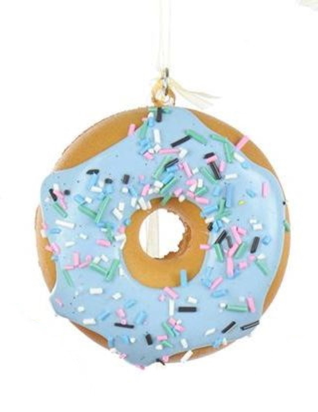 Foam Donut Ornament - Blueberry