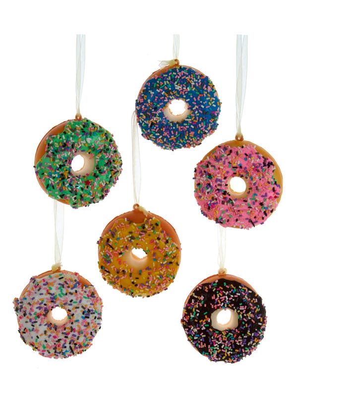 Foam Donut Ornaments -