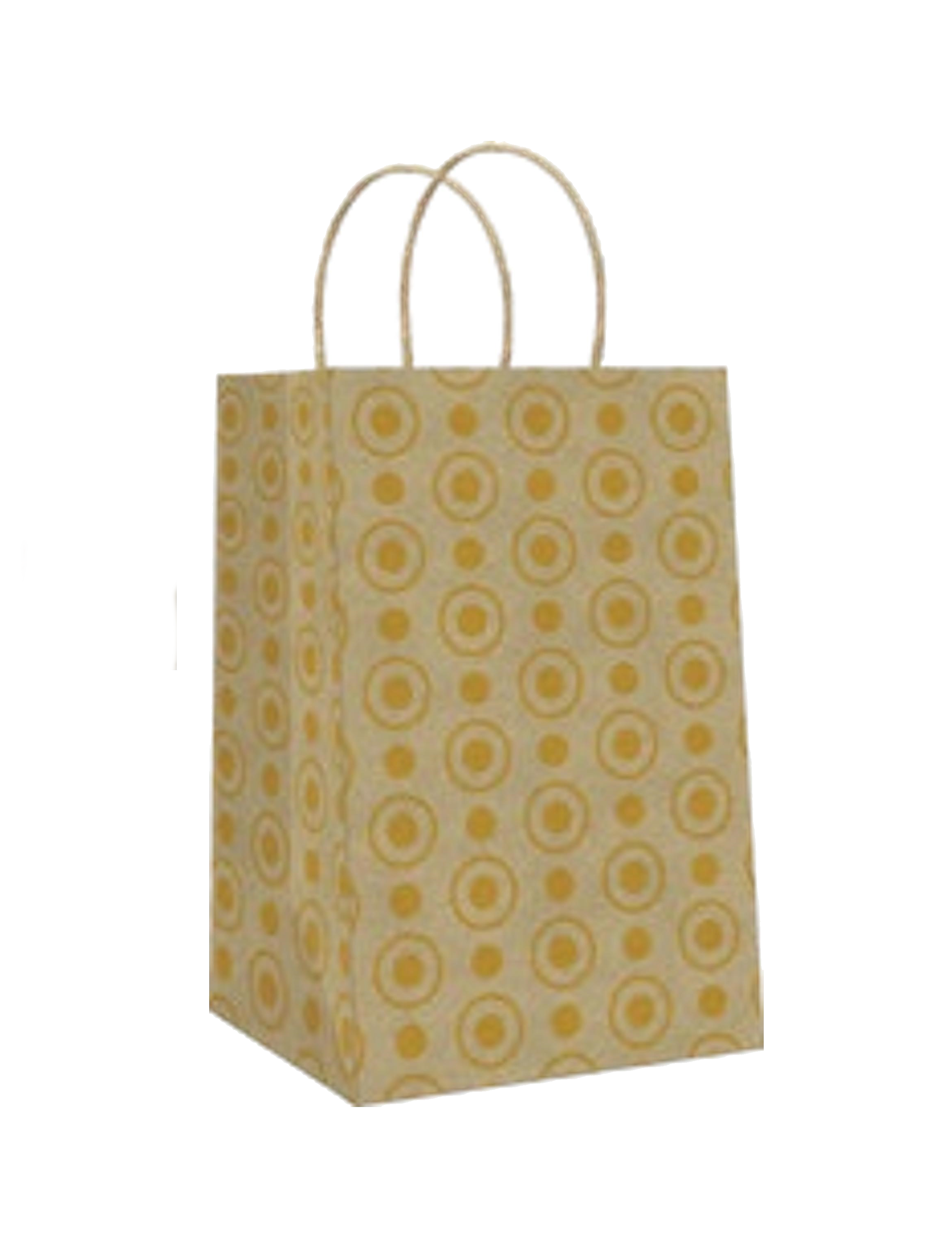 Foil Accented Kraft Treat Bag - 8 Pack -