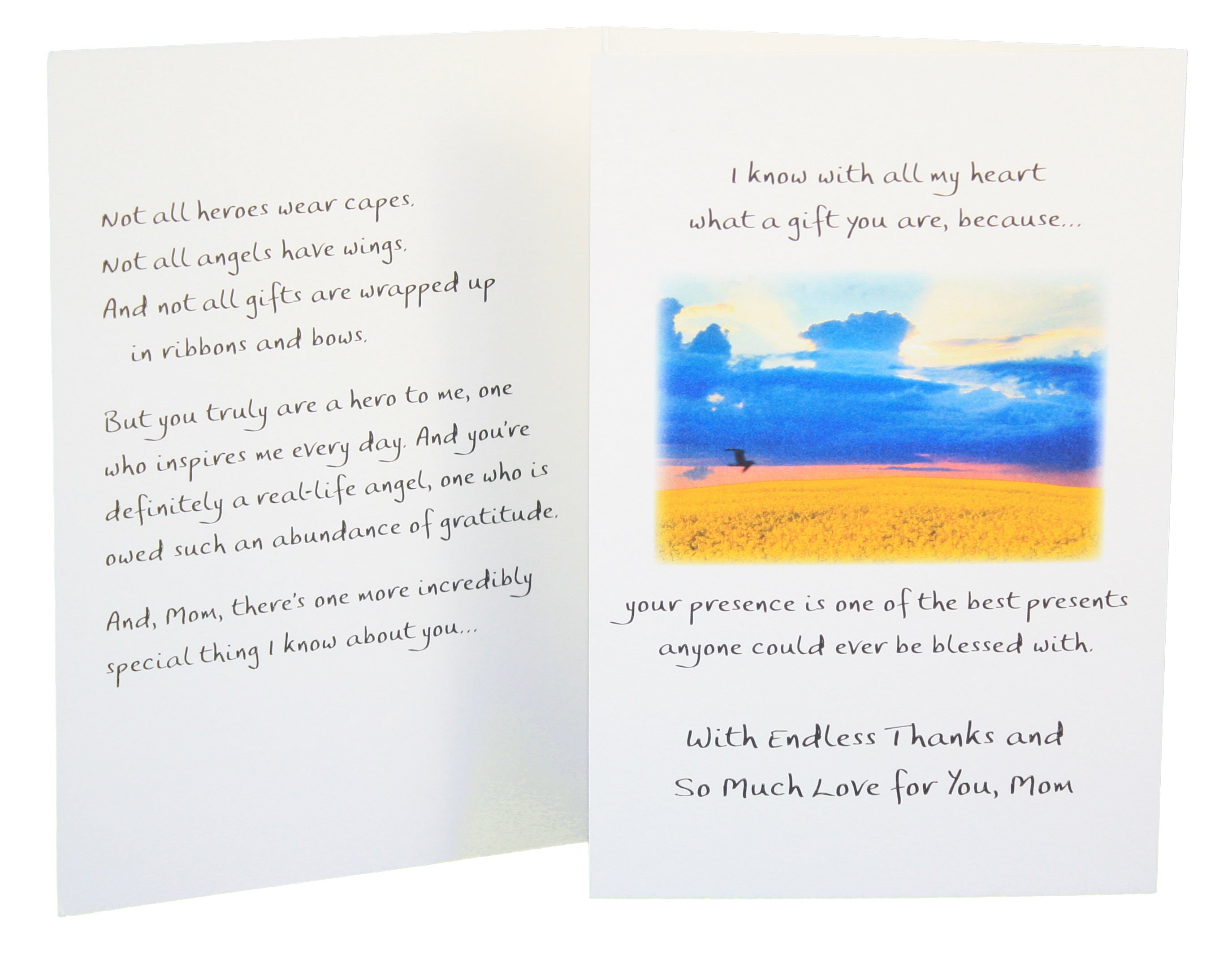 For You, Mom - A Note Filled With Love - Greeting Card