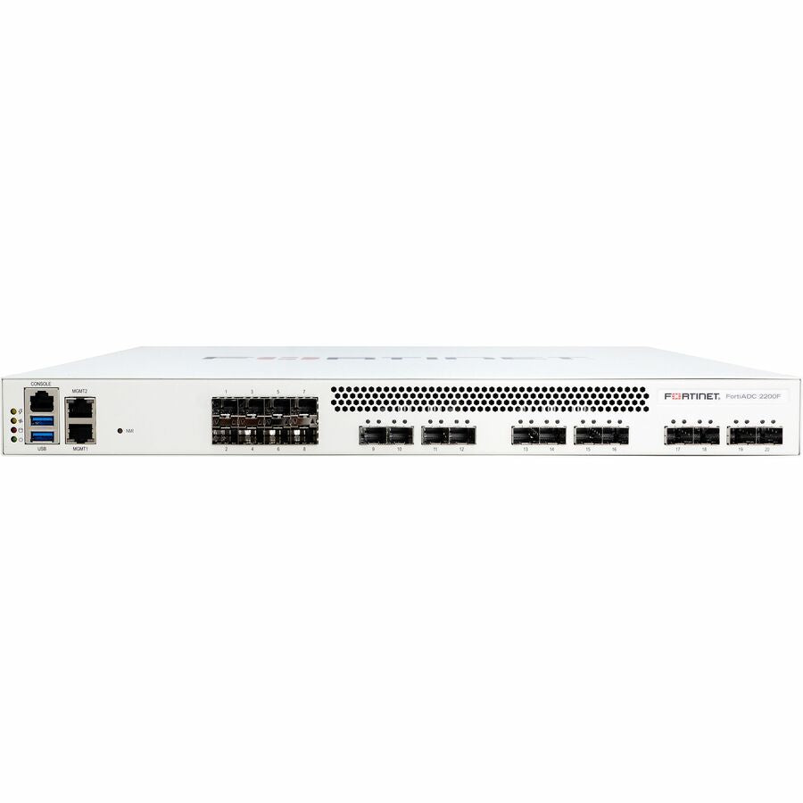 Fortinet FortiADC 2200F-DC Network Security Appliance FAD-2200F-DC-BDL-731-12