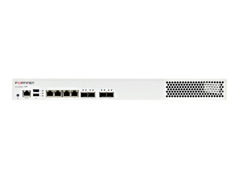 Fortinet FortiADC 220F - Application accelerator - with 5 years FortiCare Premium Support + 5 years FortiADC AI Security Bundle FAD-220F-BDL-732-60