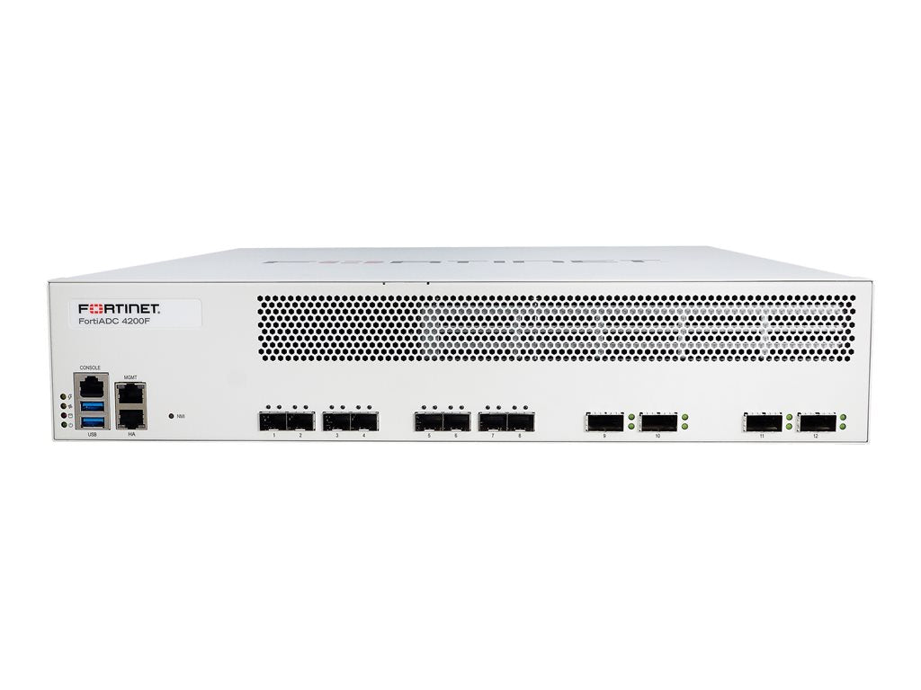 Fortinet FortiADC 4200F-DC - Application accelerator - with 3 years FortiCare Premium Support + 3 years FortiADC Application FAD-4200F-DC-BDL-731-36