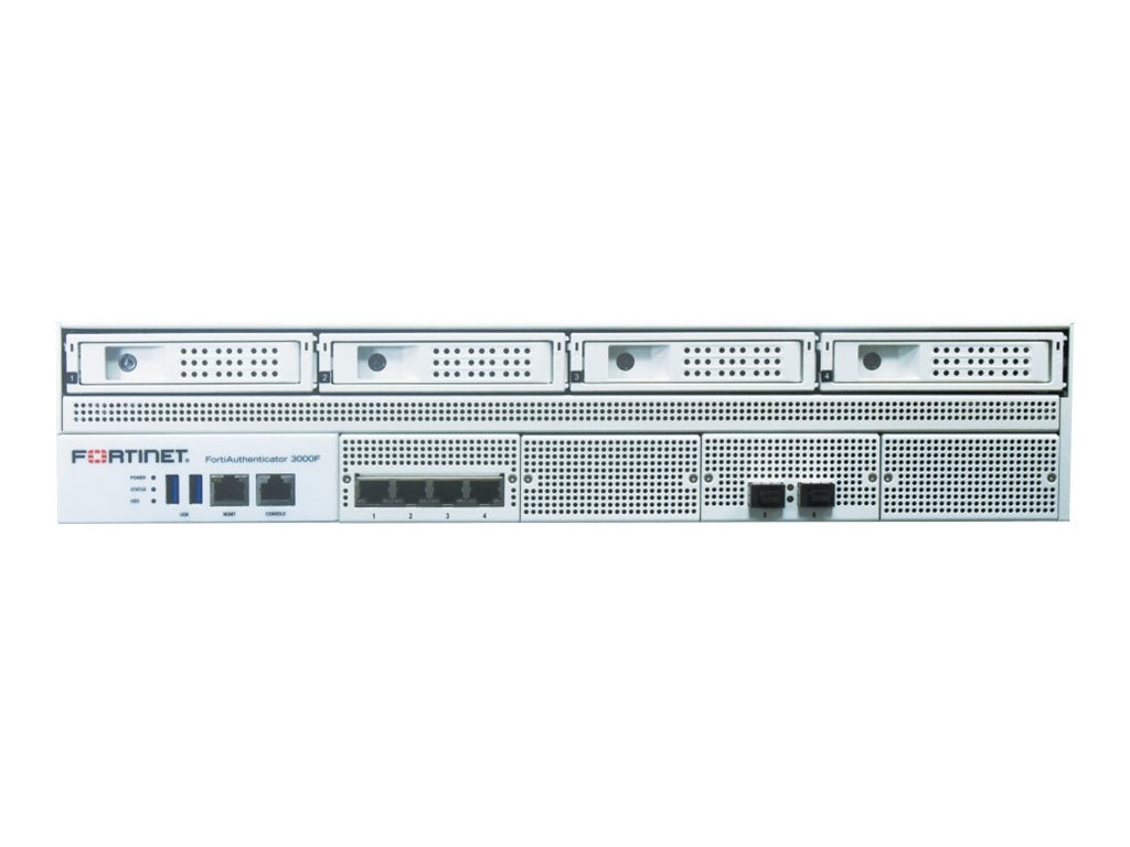 Fortinet FortiAuthenticator 3000F - Security appliance - 4 ports - 1GbE - 2U - rack-mountable FAC-3000F