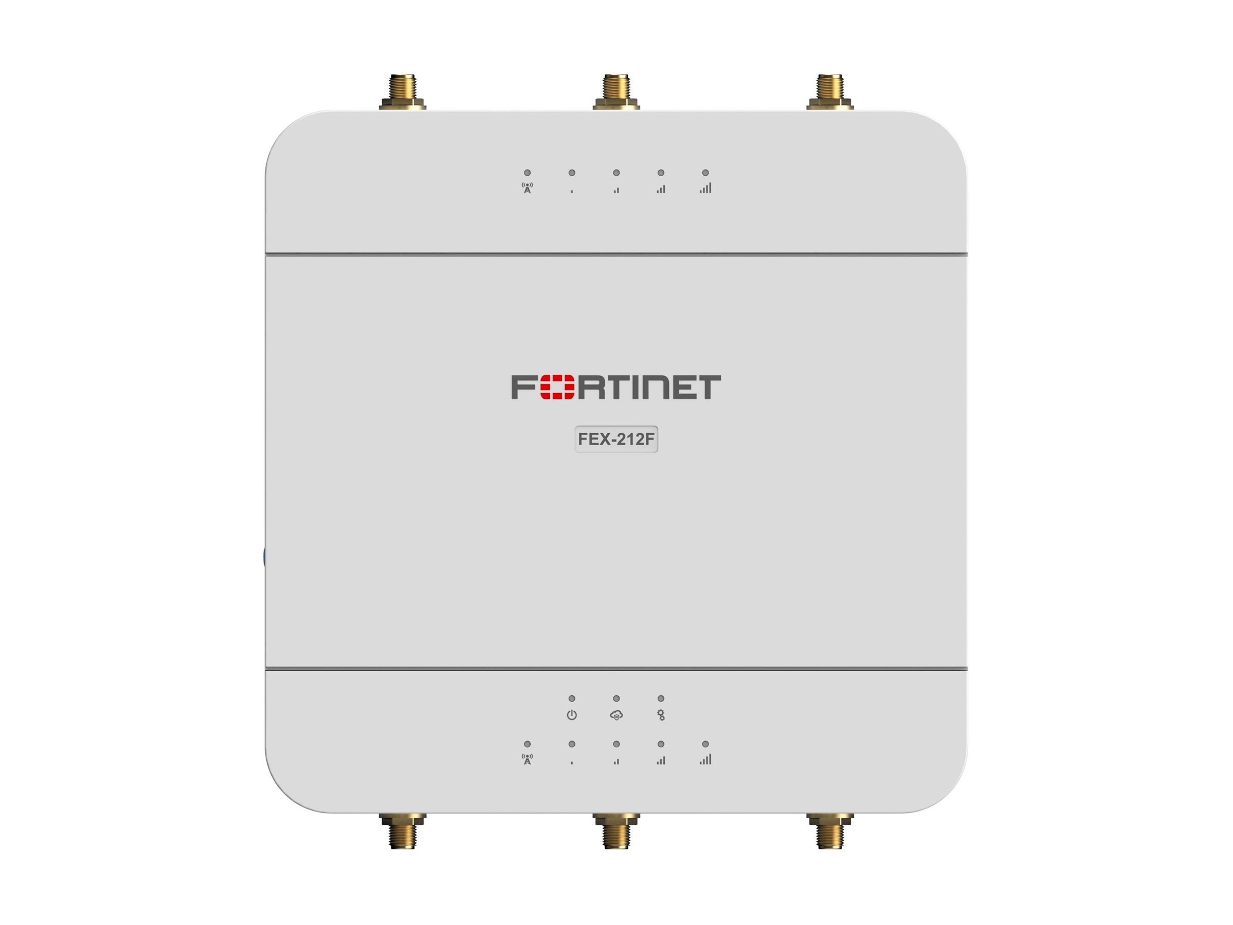 Fortinet FortiExtenderVehicle 212F - Wireless router - WWAN 4-port switch - 1GbE - Dual Band - 4G, 3G - wall-mountable FEV-212F-V