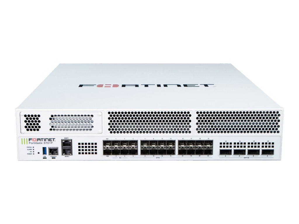 Fortinet FortiGate 3701F - Security appliance - with 5 years 24x7 FortiCare Support + 5 years FortiGuard Unified Threat Protection FG-3701F-BDL-950-60