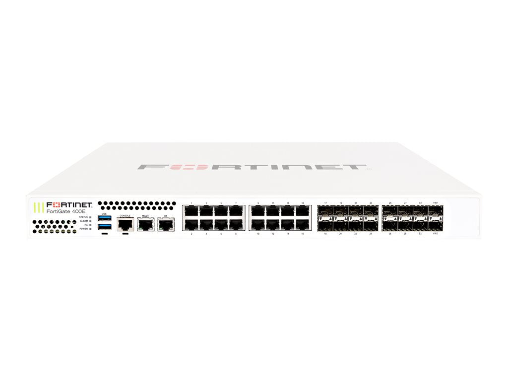 Fortinet FortiGate 401E-DC - Security appliance - with 5 years FortiCare Premium Support + 5 years FortiGuard Enterprise