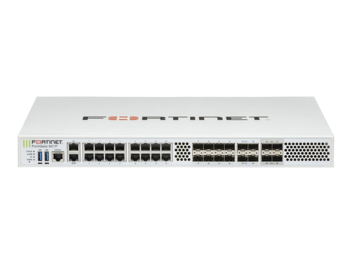 Fortinet FortiGate 601F - Security appliance - with 3 years 24x7 FortiCare Support + 3 years FortiGuard Unified Threat Protection FG-601F-BDL-950-36