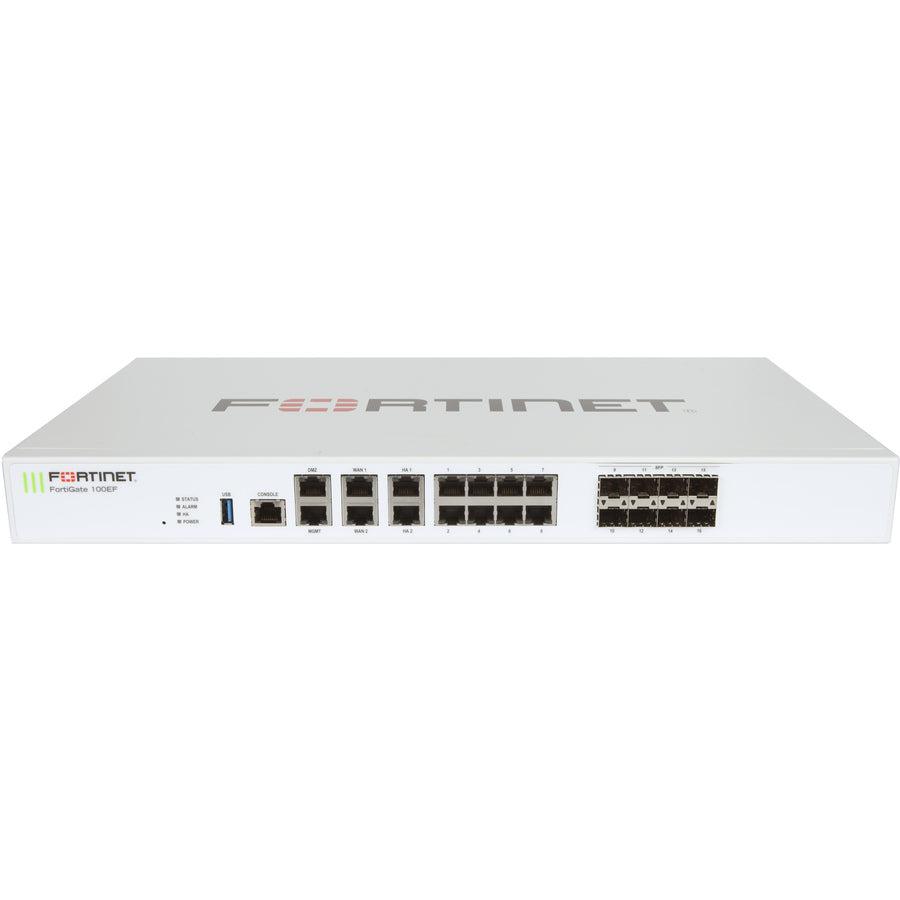 Fortinet FortiGate FG-100EF Netwrok Security/Firewall Appliance FG100EFUSGBDL-950-12