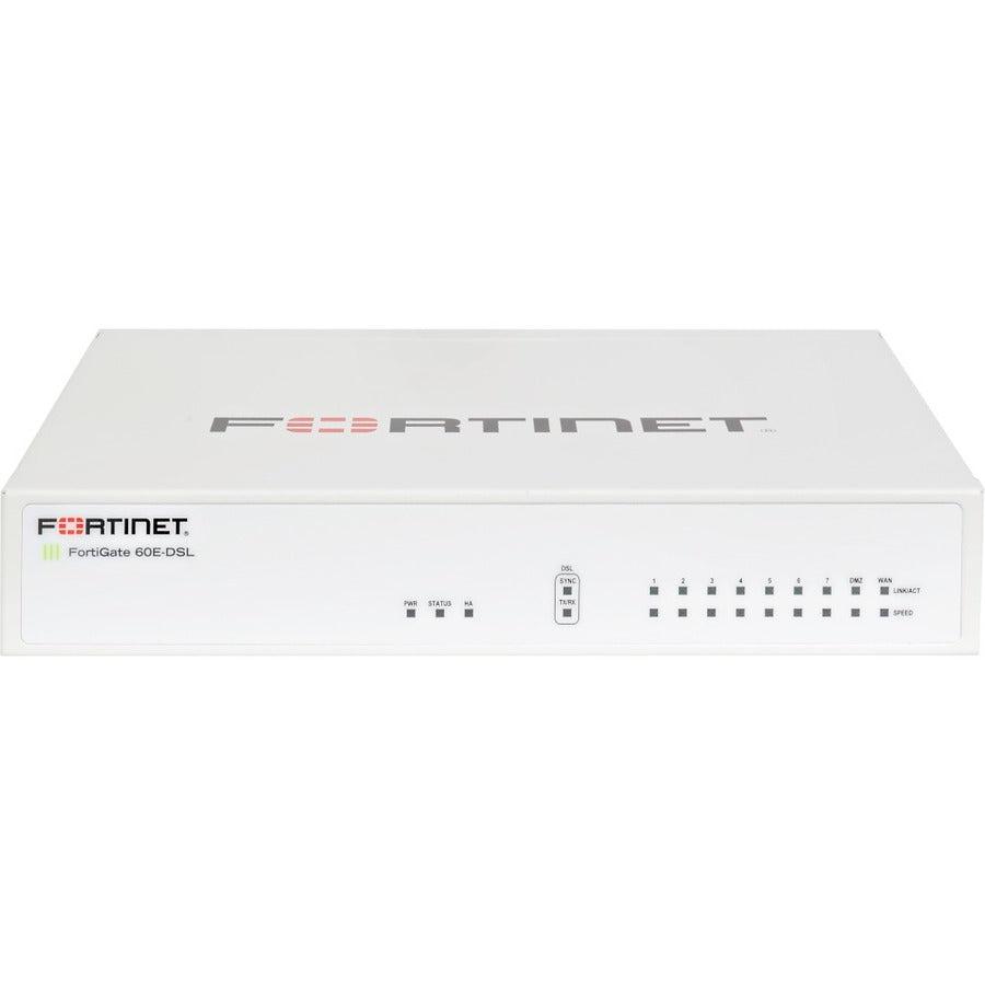 Fortinet FortiGate FG-60E-DSL Network Security/Firewall Appliance FG60E-DSL-BDL-811-60