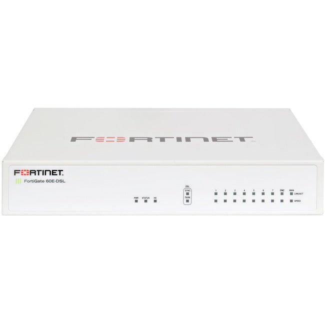 Fortinet FortiGate FG-60E-DSL Network Security/Firewall Appliance FG60E-DSL-BDL-879-36