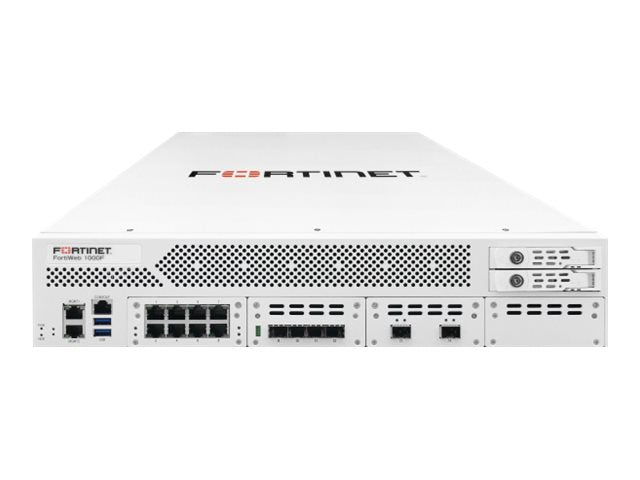 Fortinet FortiWeb 1000F - Security appliance - with 3 years 24x7 FortiCare and FortiWeb Standard bundle - 10GbE - front to back FWB-1000F-BDL-934-36