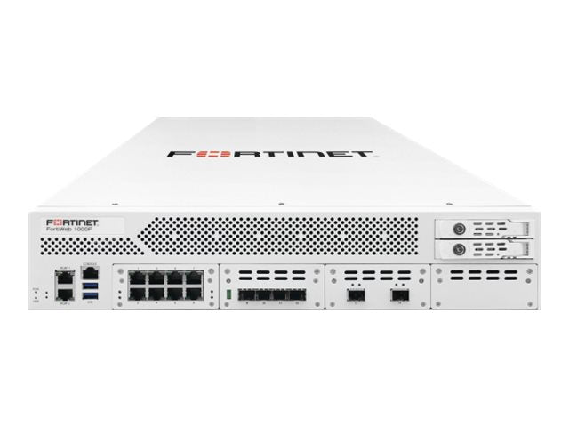 Fortinet FortiWeb 1000F - Security appliance - with 5 years 24x7 FortiCare and FortiWeb Standard bundle - 10GbE - front to back FWB-1000F-BDL-934-60