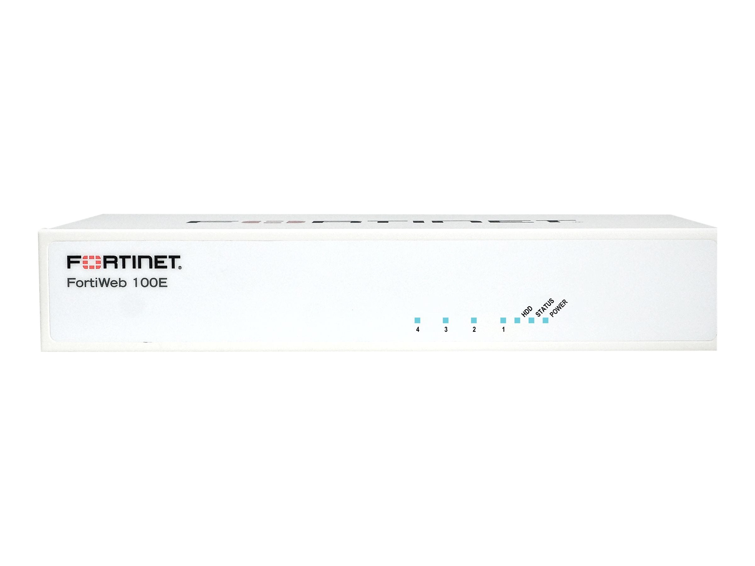 Fortinet FortiWeb 100E - Security appliance - with 5 years 24x7 FortiCare and FortiWeb Advanced bundle - 4 ports - 1GbE - desktop FWB-100E-BDL-580-60