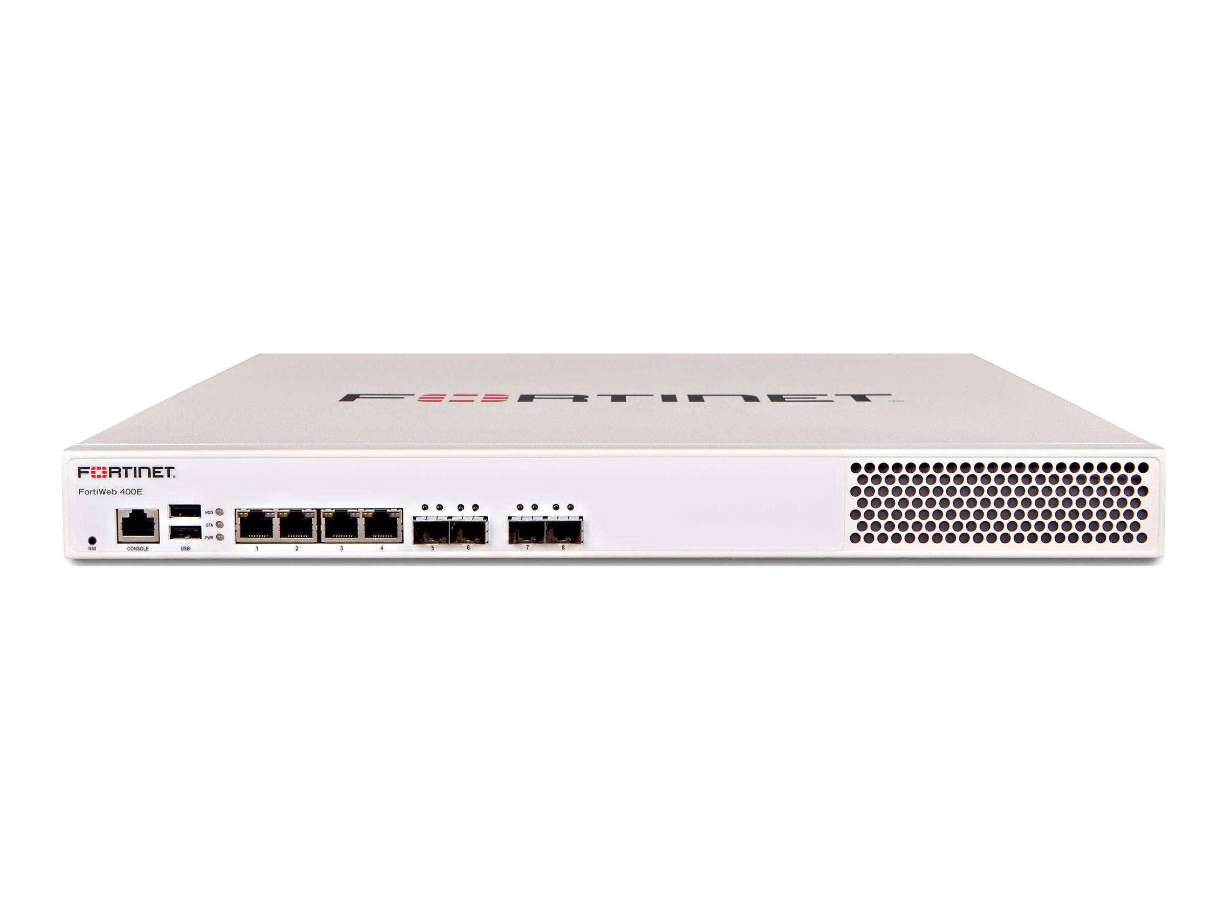 Fortinet FortiWeb 400F - Security appliance - with 5 years Enterprise Protection Bundle - 4 ports - 1GbE - front to back airflow FWB-400F-BDL-725-60