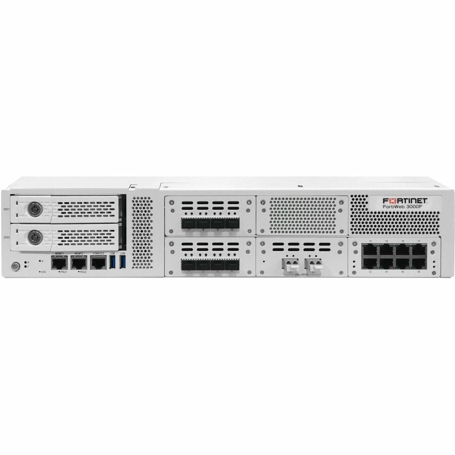 Fortinet FortiWeb FWB-3000F Network Security/Firewall Appliance FWB-3000F-BDL-725-12