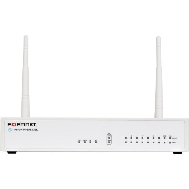 Fortinet FortiWifi FWF-60E-DSL Network Security/Firewall Appliance FWF-60E-DSL-811-NFR