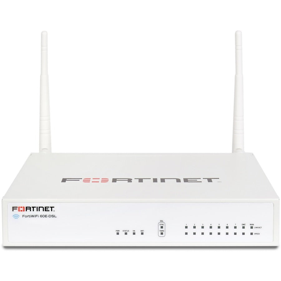 Fortinet FortiWifi FWF-60E-DSL Network Security/Firewall Appliance FWF60EDSLBBDL-879-60