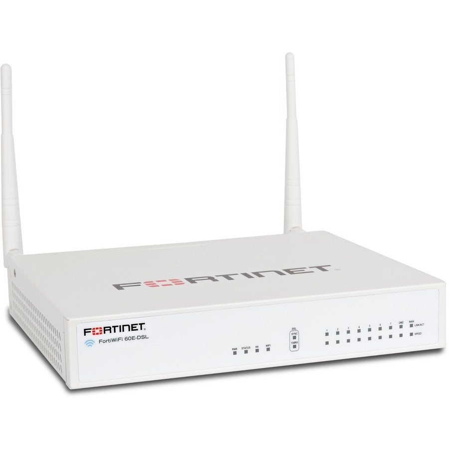 Fortinet FortiWifi FWF-60E-DSL Network Security/Firewall Appliance FWF60EDSLNBDL-879-60