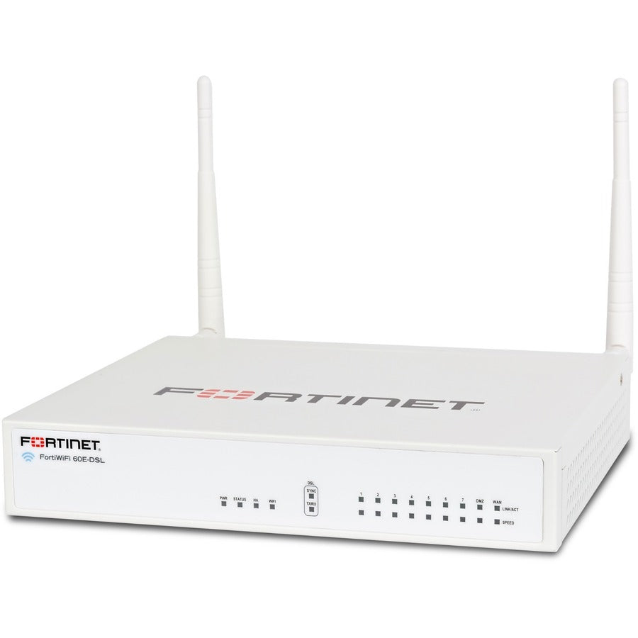 Fortinet FortiWifi FWF-60E-DSL Network Security/Firewall Appliance FWF60EDSLNBDL-879-60
