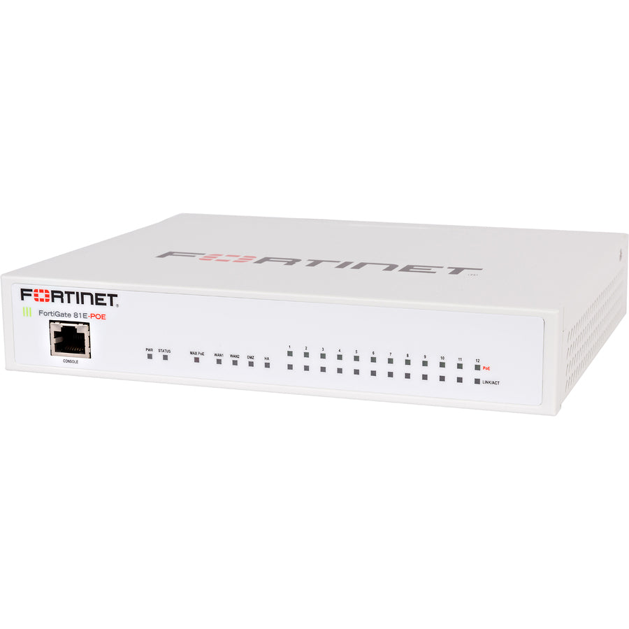 Fortinet FortiGate 81E-PoE Network Security/Firewall Appliance FG81E-POE-BDL-950-60