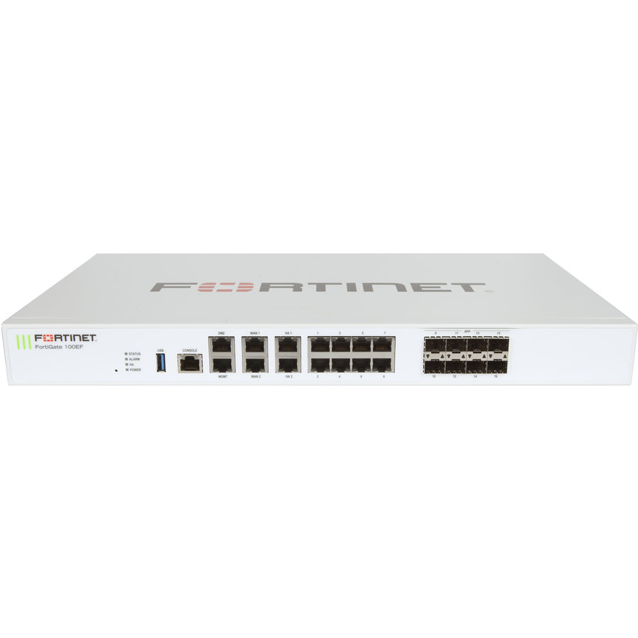 Fortinet Fortigate Fg-100Ef Netwrok Security/Firewall Appliance Fg-100Ef-Usg-Bdl-950-60
