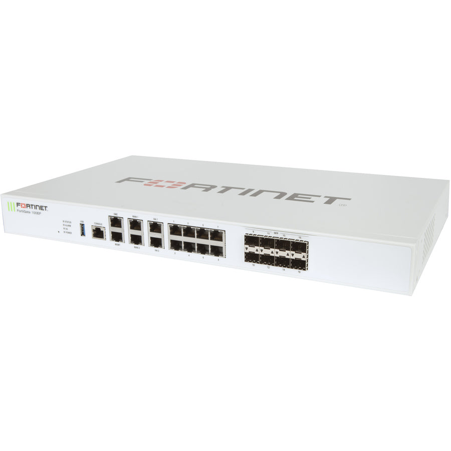 Fortinet Fortigate Fg-100Ef Netwrok Security/Firewall Appliance Fg-100Ef-Usg-Bdl-980-36