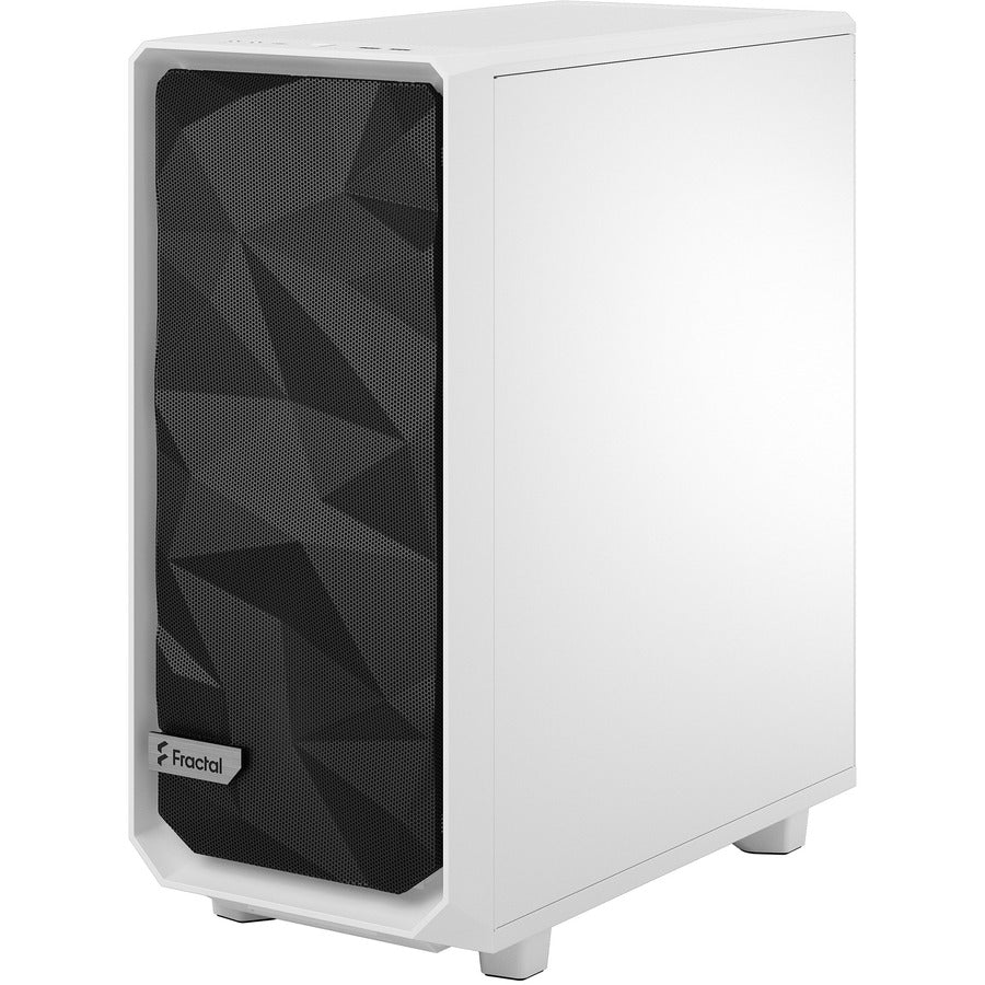 Fractal Design Fd-C-Mes2C-05 Meshify 2 Compact White Tempered Glass Clear Atx Mid Tower Computer Case (White)