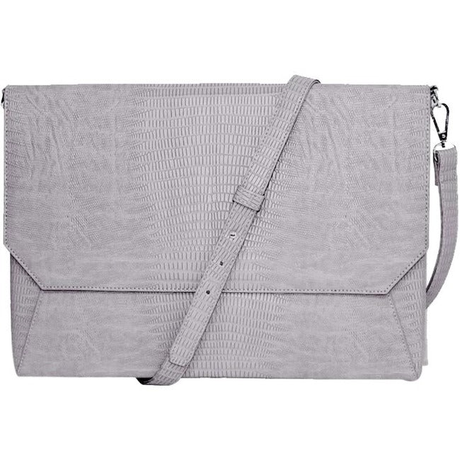 Francine Collection Lenox Carrying Case (Clutch) for 14 Notebook - Platinum" FFS14GYSNAKENVE