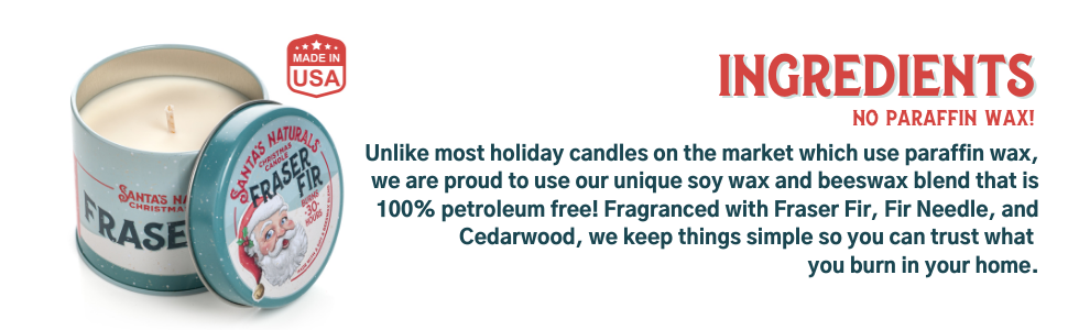 Frasier Fir 9oz Tin Candle