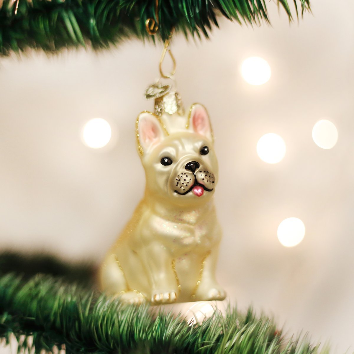 French Bulldog Glass Blown Ornament