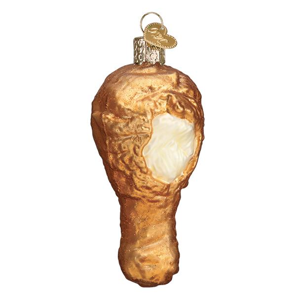 Fried Chicken Glass Ornament